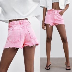 Zara denim shorts